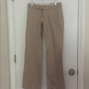 Tan brown tweed gap stretch dress pants